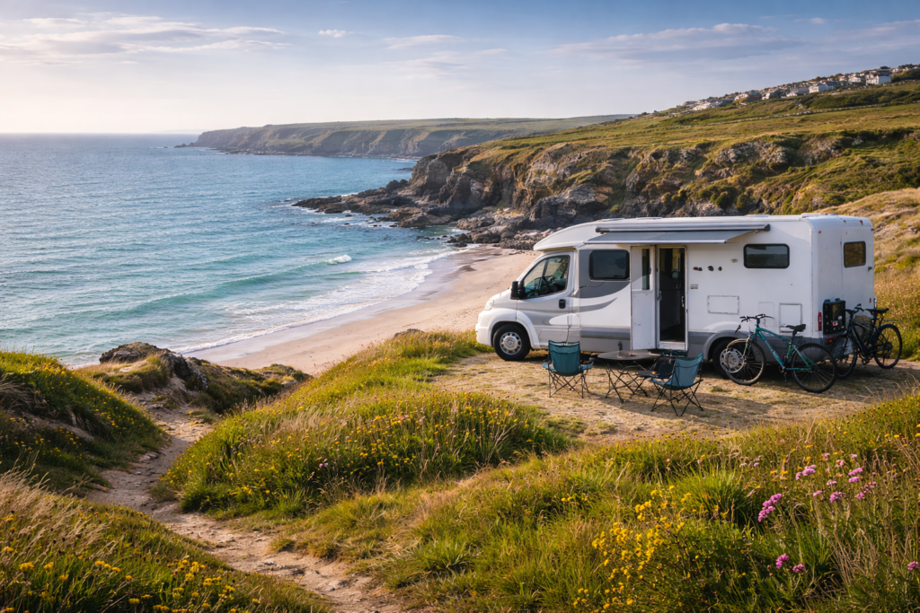 Leisure battery installation for caravan and motorhome use