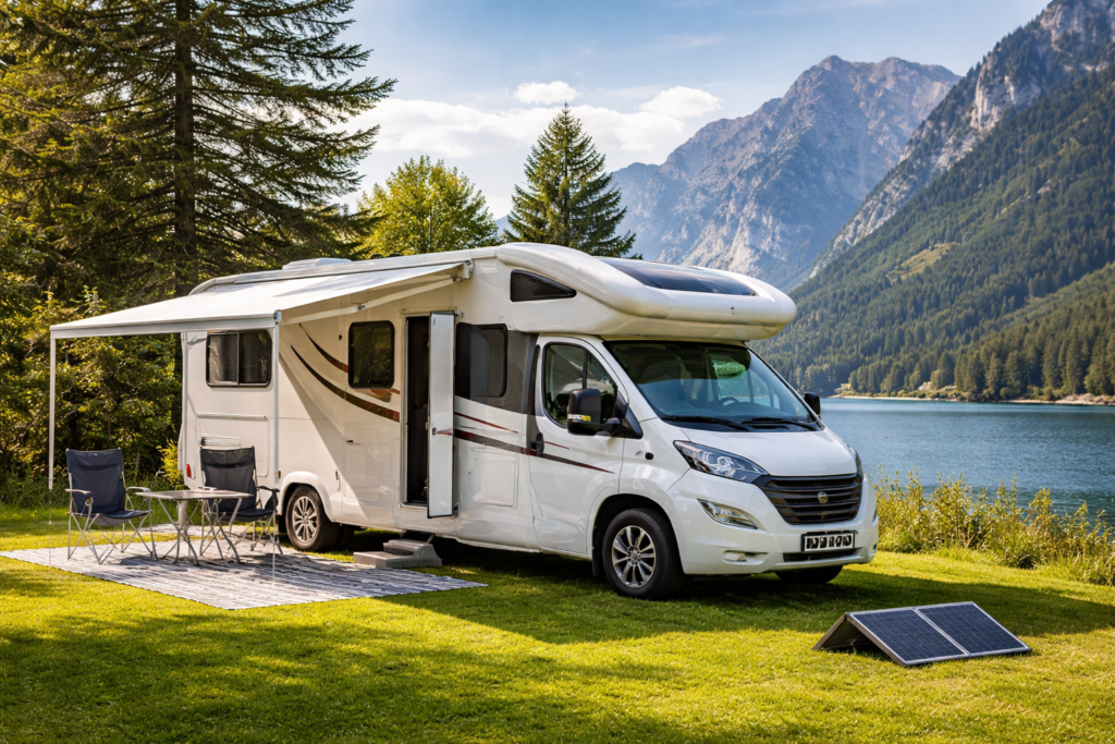 AGM and lead acid leisure batteries used in UK caravans